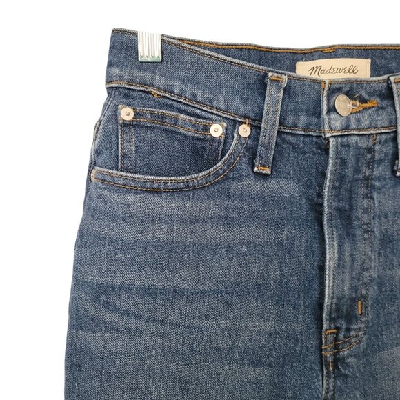Madewell The Perfect Vintage Straight Jean in Mayfield Wash Womens Size 25 - Picture 3 of 9